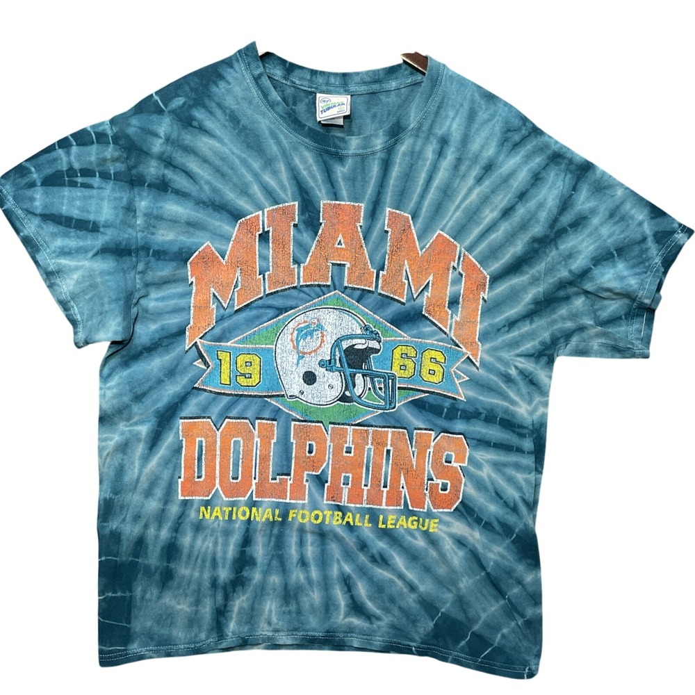 Men's Miami Dolphins '47 Aqua Tie-Dye T-Shirt – NFL Officially Licensed - L